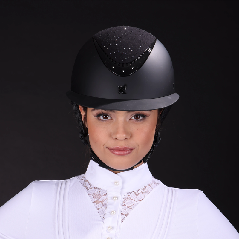 Shires Karben Viola Ellipse Riding Hat - Black-4